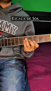 Escala de Sol en la Guitarra 🎸 #escalasmusicales #guitarra #música #acordes #aprendeguitarra | Fidelmusic