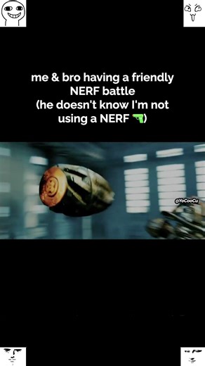 when bro takes the nerf battle too far #shorts