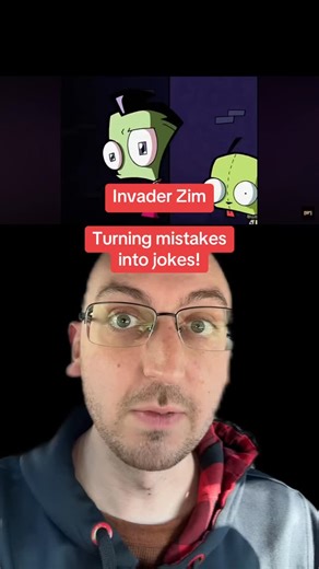 👑 Crowned Cryptid ❄️ Cartoon News! on Instagram: "Invader Zim turns errors into jokes! Did you know this? #invaderzim #nickelodeon #cartoon #nostalgia #y2k #2000sera"