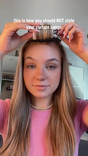 Curtain Bangs Styling Tips and Tutorial