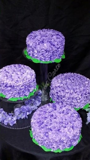 My signature color #thesweetcarte #purple #custom #hydrangea #cake #desserts #baker #cakedecorating