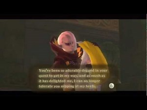(Spoiler) Zelda Skyward Sword - Demon Lord Ghirahim Captures Zelda Cutscene