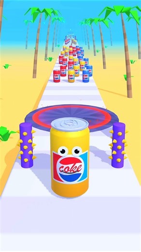 Juice Run Lvl.196 - Growing Bigger With Every Can 🍹🔥 #shorts #games #juicerun #gameshorts