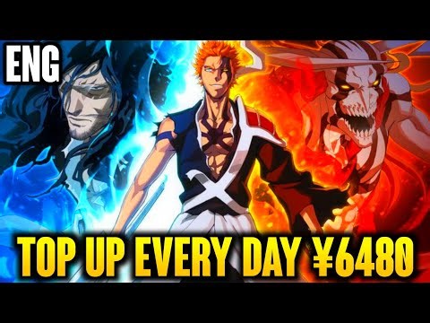 Bleach Blood War ENG - Top Up Every Day ¥6480 , Full UR Hero + Ticket Gacha , Resources , | X7GAME