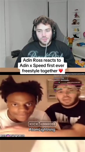 Adin Ross Reacts to Adin x Speed First Ever Freestyle Together