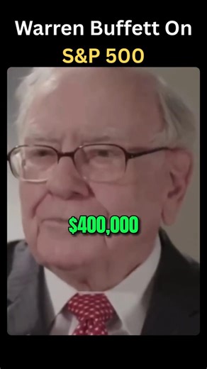 WARREN BUFFETT On S&P 500 💹 #shorts