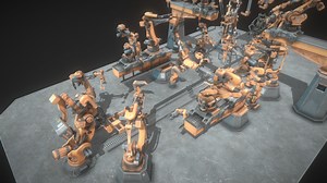 Industrial Robot Pack - 3D model by VP.Studio3d