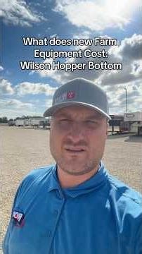 What does new farm equipment cost: Wilson Ag Hopper #wilson #farmer #harvest #agriculture
