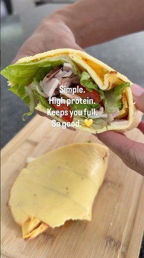 How I make my cottage cheese wrap that keeps me full for hours #highprotein #easymeals