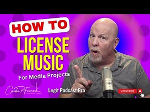 How to License Music for your podcast or other media project