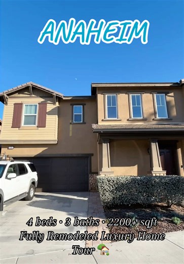 ✨Anaheim Luxury Home Tour 🔹 Why this home is a hidden gem 💎– Built by Brandywine Homes, the corner‑lot sits in the coveted Lakehouse community with no neighbors on three sides, flooding the interior with natural light and mountain‑view serenity. The open‑plan great room flows into a chef‑grade kitchen—statement lighting, a massive granite island, and custom cabinetry make it the perfect gathering spot. Upstairs, the primary suite enjoys tranquil vistas, while three additional bedrooms and a ha