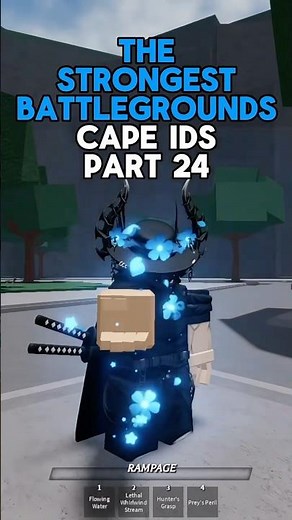 Cape IDs Part 24 🌸| The Strongest Battlegrounds #roblox #strongestbattlegrounds #tsb #tsbg