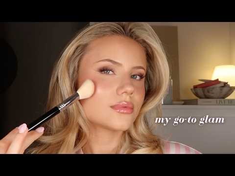 my updated go-to glam 🎀