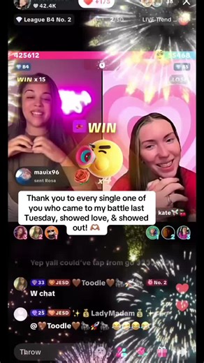 Agh! 🙈 Powerpuff Girls Series GAME 2 ✅ 🩵🩷💚 | So much fun and so grateful for my community! I sincerely thank every single one of you who showed up and literally showed OUT! 😭😭😭 #livefestseries #livefest2025 #battlehighlights #livehighlights #snapstream