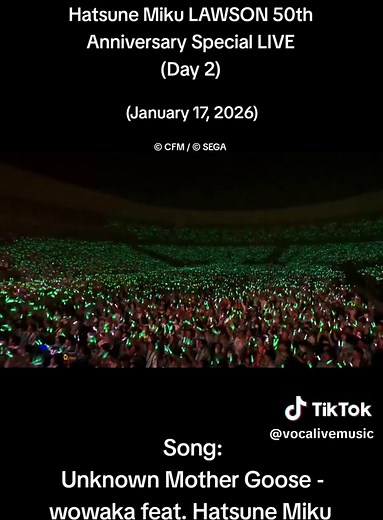 Unknown Mother Goose - Hatsune Miku Concert Highlights