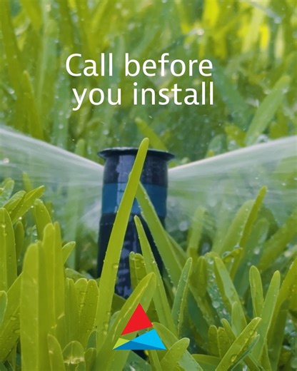 If you’re putting in sprinklers, be mindful of the lines that are already in the ground by letting 811 mark them before you dig. Hitting a gas, electric or water line can lead to costly repairs, service disruptions or serious injuries. | Virginia Natural Gas | Facebook