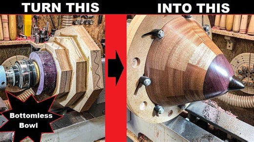 Woodturning: Can a bowl stand on legs?