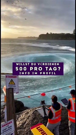 In Australien bildete sich im Ozean ein riesiger Strudel Boote drehten dringend um