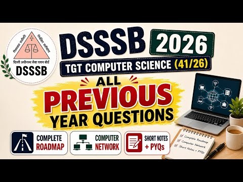 DSSSB TGT Computer Science 2026 🚀| Computer Network All Previous Year Question (PYQs) + Short Notes