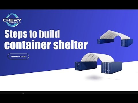 How to Install Container Shelter — Big Project Explained in 1 Minute!