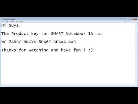 SMART Notebook 16 and 15 Product Key