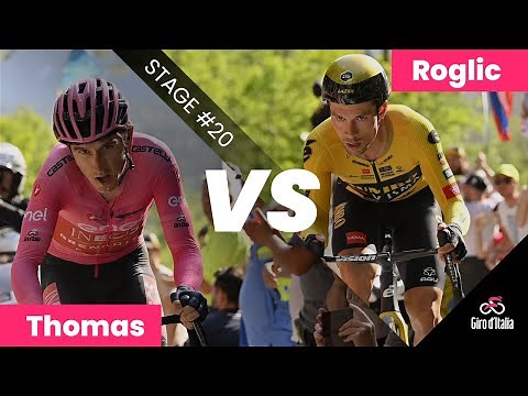Giro d'Italia 2023 | Stage 20 | Roglic vs Thomas
