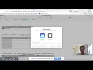 Numbers: Collaboration Tools