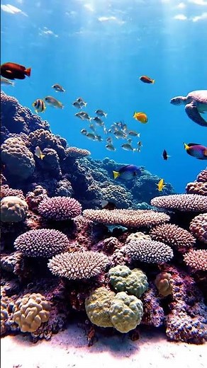 Tropical Reef Paradise 🐠 | Cinematic Underwater World #underwaterworld #coralreef #tropicalfish