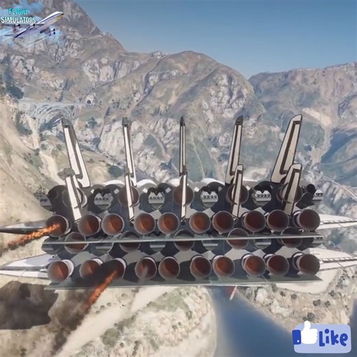 3K views · 18 reactions | NASA Craziest Space Shuttle Emergency Landing At Los Santos Airport _ GTA 5 | Flight Simulators | Facebook