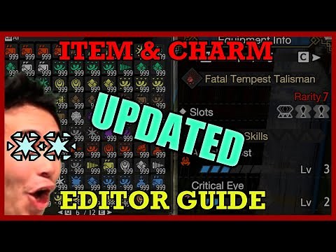 MHR PC: UPDATED Charm Editor Guide