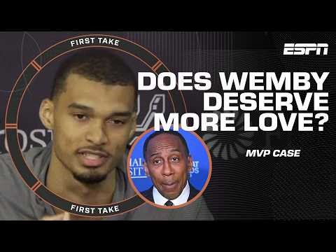'DAMMIT! HE DONE CHANGED MY MIND!' 👀 - Stephen A. on Wemby's case for NBA MVP 🏆 | First Take