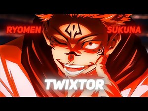 sukuna twixtor clips 4k with topaz and flowframes