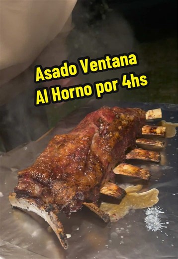 Asado Ventana al Horno por 4 horas: receta fácil Keveri