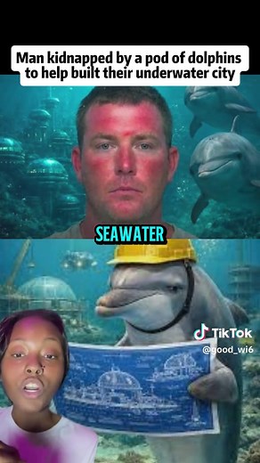Man kidnapped by a pod of dolphins to help built their underwater city #Fyp#Dolphins #mermaidconspiracy #marinekingdom #Florida