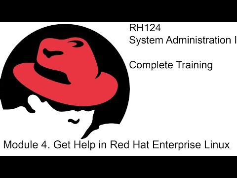 RH124 RH199-Red Hat System Administration I-Complete Training-4.Get Help in Red Hat Enterprise Linux