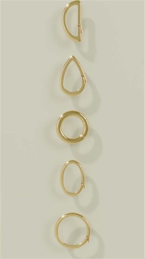 Hinged Bails for Charm Necklaces