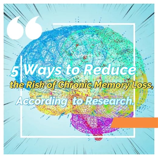 3.7K views · 141 reactions | 5 Ways to Reduce the Risk of Chronic Memory Loss, According to Research. | All about health and nutrition | Facebook