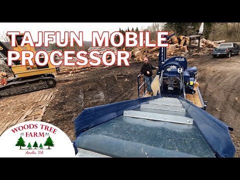 Tajfun RCA Pro 500 Mobile Firewood Processor