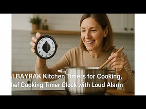 ⏲️ ALBAYRAK Kitchen Timers for Cooking, Chef Cooking Timer Clock with Loud Alarm Review 🍳
