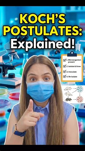 Koch’s Postulates Explained in Seconds | NEET / Lab Students