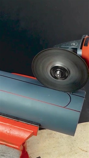 Make your own shoehorn with PVC pipe! #diy #shoehorn #learnontiktok #hack #fyp