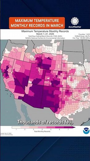 March Was the Hottest on Record in These 10 U.S. States