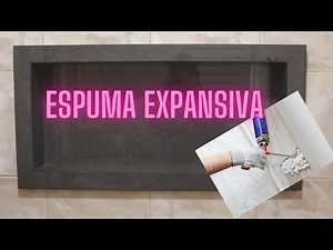 Instalação de NICHO usando ESPUMA EXPANSIVA