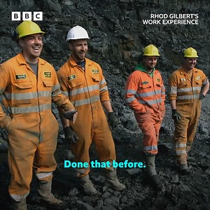 31K views · 48 reactions | Filling holes, a floppy length of pipe and a big bang at the end... Who knew mining could be so interesting? 裡️  Rhod Gilbert's Work Experience ▶️ Watch on BBC iPlayer | BBC Cymru Wales | Facebook
