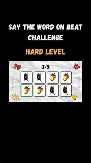 Say the Word On Beat Challenge | Hard Level #beatgame #rhythmgame