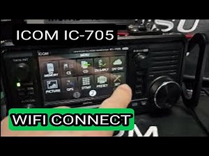 ICOM IC-705 CONNECT TO WIFI