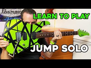 How to play Jump solo by Van Halen (guitar lesson w/tabs)