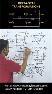 7.01 Delta to Star Transformation Based Problem solved with Tricks Youtubelink 《 https://youtube.com/@MritunjayLecturespvt》 star to delta transformation, delta to star transformation, star to delta conversion, star delta transformation, delta to star conversion, star to delta transformation problems, delta to star formula,delta to star, star delta transformation numericals, star delta transformation problems in hindi, star to delta formula, star delta resistance conversion formula, delta star tr