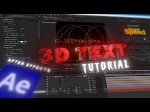 SMOOTH 3d Text ANIMATION | After Effects TUTORIAL