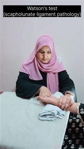 Wrist Joint Special Test | Physiotherapy Assessment #shorts#physiotherapist